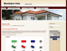 Tablet Screenshot of montazne-hise.si